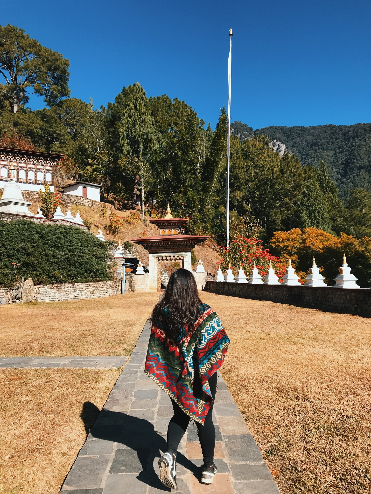 Yak wool poncho, Bhutan